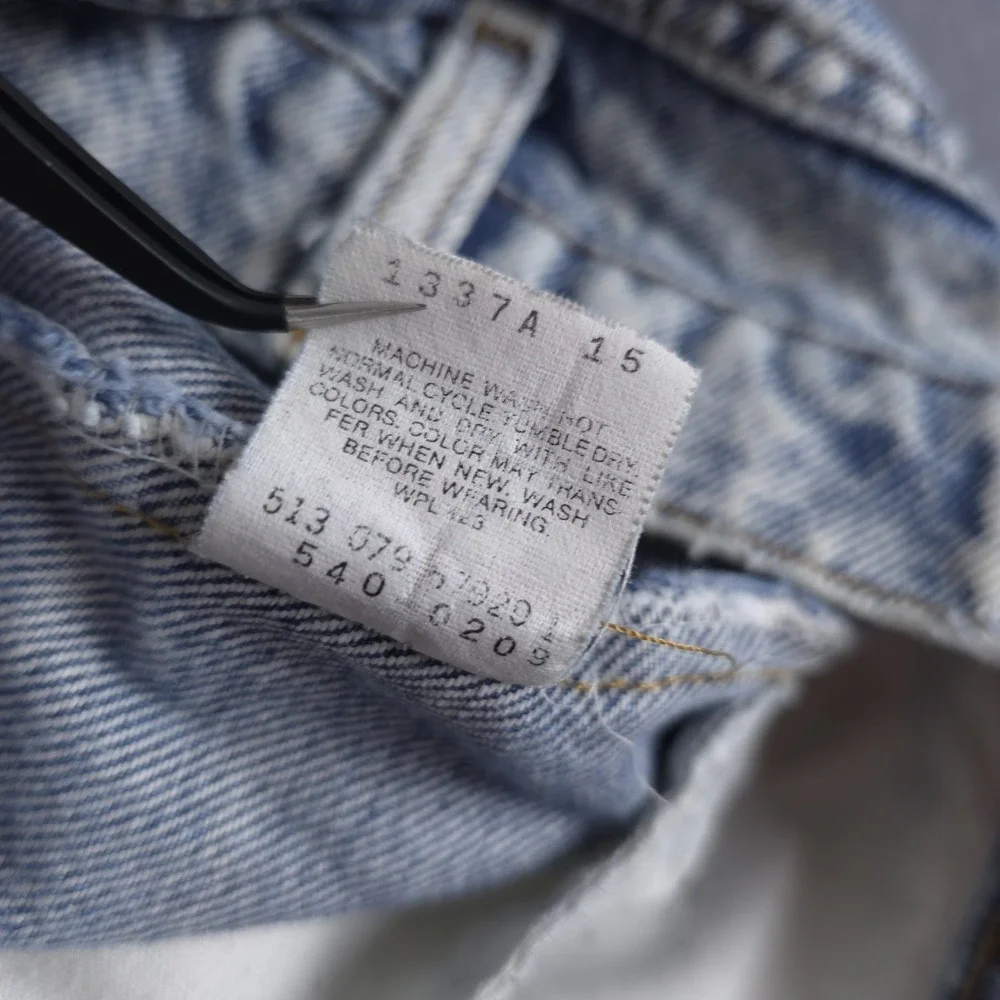 Vintage Levis 540 Jeans Mens 34x30 (Fits 32x30) Acid Wash Denim 80s USA‎ Red Tab